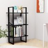 vidaXL Storage Shelf Black 23.6 in.x11.8 in.x41.3 in. Engineered Wood - 3 of 4