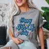 Simply Sage Market Women's Happy 4th Of July Stars Short Sleeve Graphic Tee - 2 of 4