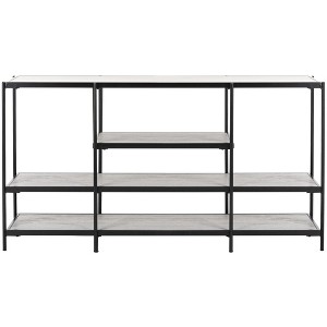 Petra 3 Tier Console Table - CNS6204A - Beige - Safavieh - 1 of 4
