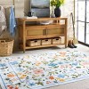 Martha Stewart Floral - MSRW190 - Indoor Power Loomed Machine Washable Skid-Resistant Rugs - 2 of 4