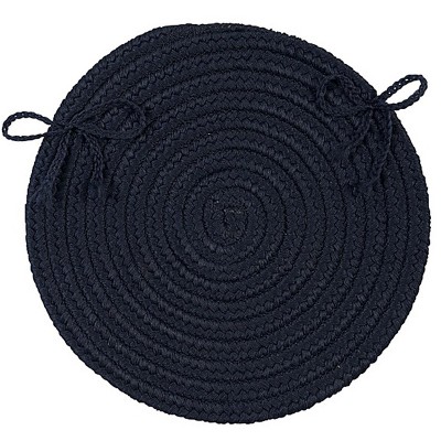 Colonial Mills Boca Raton - Navy Chair Pad, 1 Pc