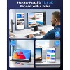 UPERFECT 16" 2.5K Portable Monitor 2560×1600 IPS Display, 400nits, 1500:1, 60Hz, USB-C, Smart Cover - 2 of 4