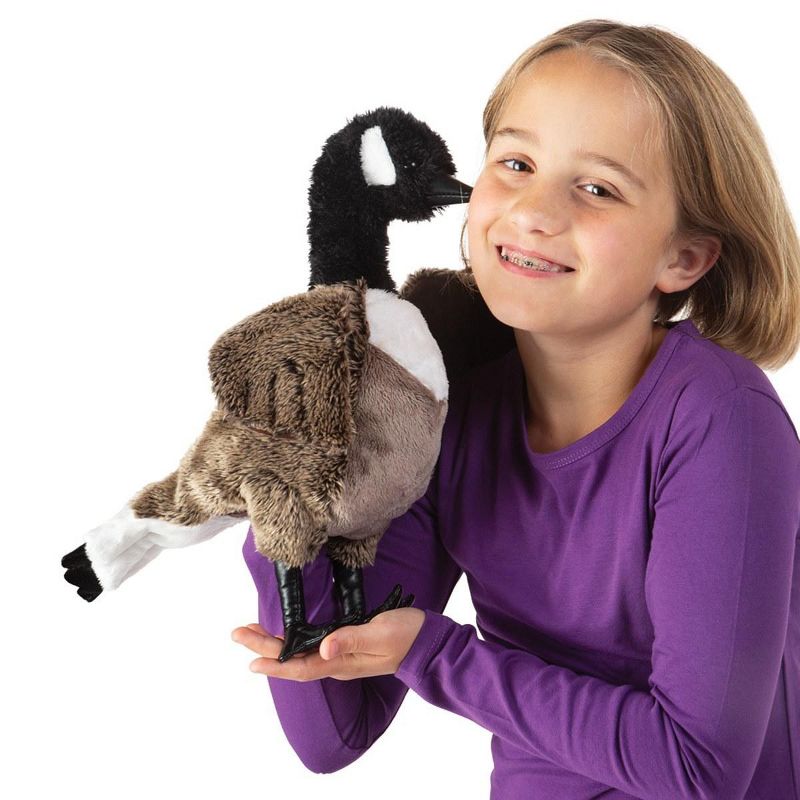 Folkmanis Canada Goose Hand Puppet, 3 of 4