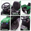 Kids Ride On Tractor with Trailer, 12V Battery Powered Car Vehicle Toys with Remote Control, Dual Motors - 3 of 4