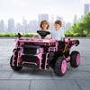 24V Ride On Dump Truck for Kids, 2 Seater Heavy Duty Electric Construction Vehicle, Remote Control, 4WD, Dump Bed, Extra Shovel - 4 of 4