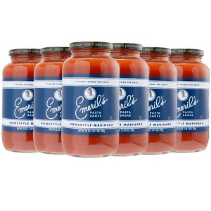 Emeril Lagasse 25 Oz, 2-PK, 4-PK and 6-PK Pasta Sauces : Arrabbiata, Vodka, Homestyle Marinara, Roasted Garlic, Tomato Basil (6-PK Homestyle Marinara) - 1 of 4