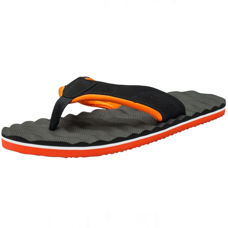 Alpine Swiss Joel Mens Flip Flops Lightweight EVA Thong Sandals Beach Shoes, 1 of 9