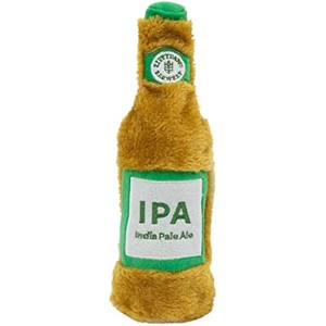 ZippyPaws Happy Hour Crusherz - Zippy Paws Dog Toy for Large and Small Dogs, Crinkle Dog Toy with No Stuffing, Squeaky Dog Toy Pack of 1, IPA Beer - 1 of 1