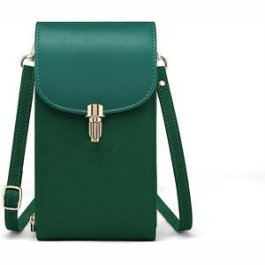 FATMOON Crossbody Purse for Women, Mini Soft Real Leather Handbags Purses Sling Cowhide Shoulder Bag Adjustable Shoulder Strap - 1 of 4
