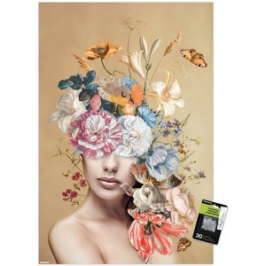 Trends International Reinders: Flowers - Floral Lady Unframed Wall Poster Prints - 1 of 4