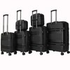 Vynxaria 6-Piece Expandable Hard Shell Luggage - 360 Rotating Wheels, Lightweight Carry On with Password Lock, Unisex Travel Set - 2 of 4