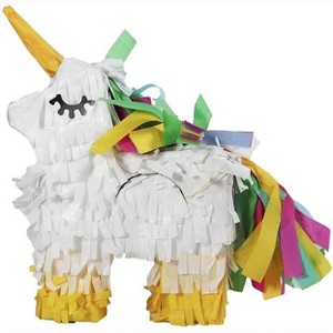 Penn Plax Small Unicorn Piniata Bird Toy - Small - 1 of 3