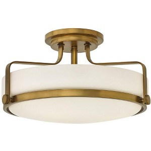 Hinkley Harper 18" Wide Heritage Brass Ceiling Light - 1 of 1