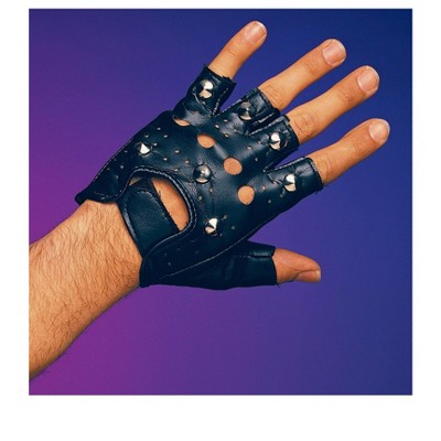 Skeleteen Faux Leather Claw Gloves - Black Lizard Skin Scary Leather Hand  Glove Animal Claws For Women And Kids : Target