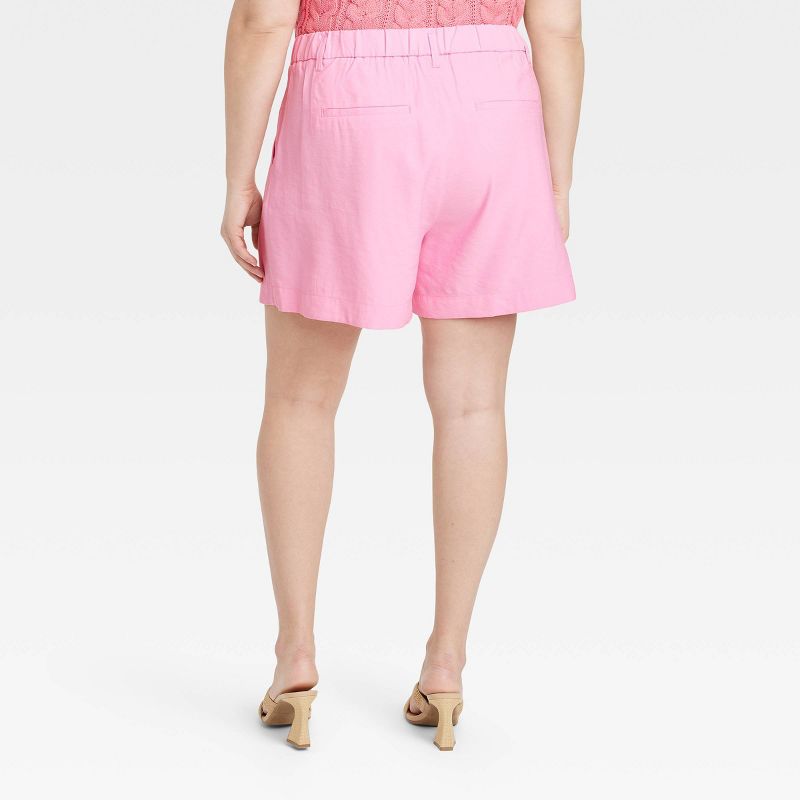 Women's High-Rise Pleated Front Shorts - A New Day™, 3 of 11