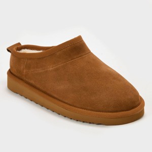 dluxe by dearfoams Women's Salma Slide Slippers - Chestnut - 1 of 4