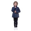 Rokka&Rolla Girls' Hooded Parka Jacket Fleece Linded Winter Coat - 3 of 4