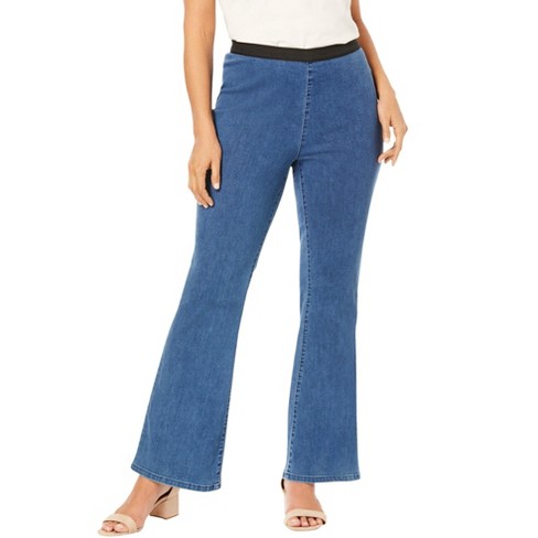 Plus Stretch Denim Flare Jeans