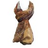 Wrapables Lightweight Infinity Scarf, Brown Square - 4 of 4
