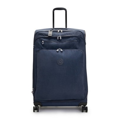 Kipling New Youri Spin Large 4 Wheeled Rolling Luggage Blue Bleu 2