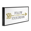 Stupell Industries Follow Your Dreams with Arrow, 24" x 10" - 3 of 4