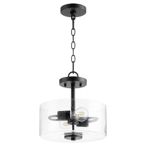 Quorum Lighting Dakota 3-Light Pendant, Noir Finish, Damp Rated - 1 of 1