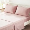 BAGOKIE 5/7 Piece Bed in a Bag All Season Bedding Set with Comforter, Sheets, Pillowcases & Shams, Pink - 3 of 4