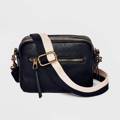 Camera Crossbody Bag with Strap - Universal Thread™ Black