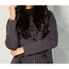 Women's Zip Up Hoodie Cardigan - Angel Apparel - 2 of 4