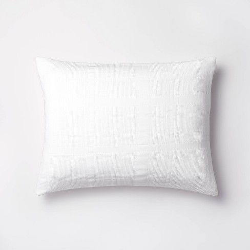 Standard Waffle Matelasse Quilt Sham White - Threshold™ designed with  Studio McGee