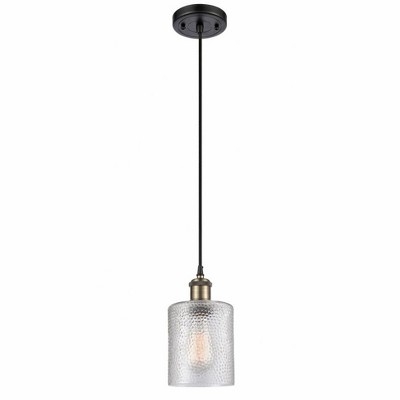 Cobbleskill - 1 Light Cord Hung Mini Pendant In Industrial Style-8 Inches Tall and 5 Inches Wide