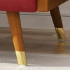 NicBex Mid-Century Modern Accent Chair, Button-Tufted Diamond Stitching with Bolster Pillows for Living Room & Bedroom Chair - 4 of 4