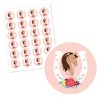 Big Dot of Happiness Run Wild Horses - Pony Birthday Party Circle Sticker Labels - 24 Count - 2 of 4