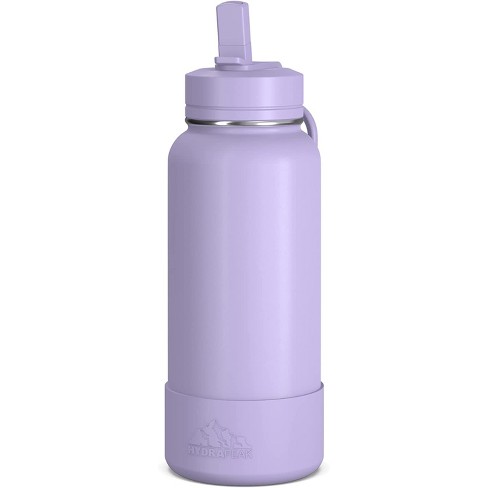 Hydrapeak 32oz Insulated Water Bottle With Straw Lid Matching Color Cap And  Rubber Boot Orchid : Target