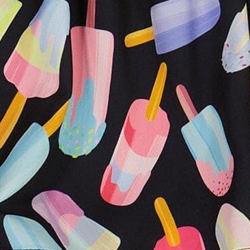 ice lollipops and black