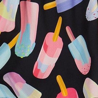 ice lollipops and black