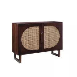 Leilani Cane Console Table Brown - Powell