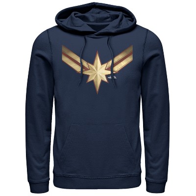 Captain marvel hot sale hoodie mens