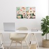 Stupell Industries Minty Garden Flowers 2pc Wall Plaque Art Set, 11" x 14" - 2 of 4