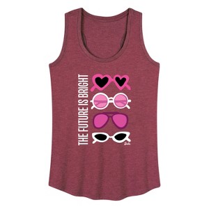Women's - Barbie - The Future is Bright Graphic Racerback Tank - 1 of 4