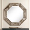 Possini Euro Design Possini Euro Aubrey 33" x 33" Champagne Beveled Wall Mirror - 2 of 4