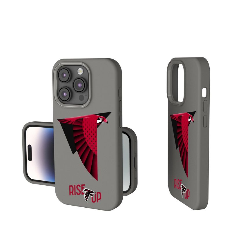 Keyscaper Atlanta Falcons 2024 Illustrated Limited Edition Soft Touch Phone Case, 1 of 8