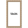 PosterPalooza | 12x24 Modern Bamboo Picture Frame, UV Acrylic, 5 Finishes - 2 of 4