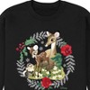 Men's - Disney - Christmas - Family In The Forest Graphic Fleece Sweatshirt - 2 of 4