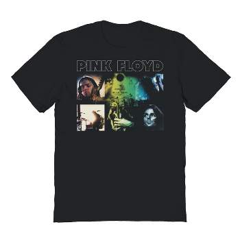 Pink Floyd Men's Live Band Poster Short Sleeve Graphic Cotton T-Shirt
