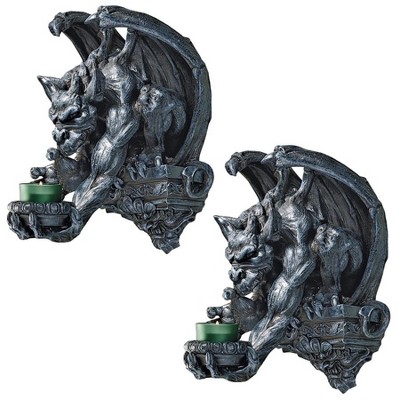 Design Toscano Whitechapel Manor Gargoyle Wall Sconce