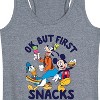 Women's - Disney - Ok, But First Snacks Graphic Racerback Tank - 2 of 4