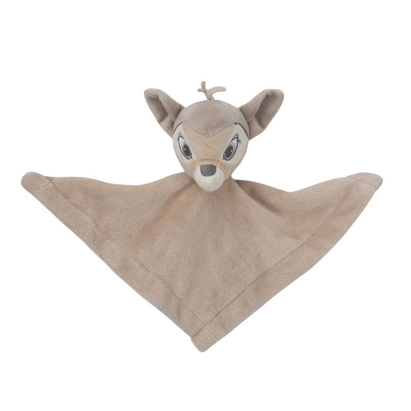 Lambs & Ivy Disney Baby Bambi Deer/Fawn Security Blanket/Lovey - Taupe, 3 of 5