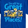 Men's - Dr. Seuss - I'm Off To Great Places Short Sleeve Graphic T-Shirt - 2 of 4
