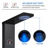 Itopfox LED Shower Panel Tower System, 304 Stainless Steel Bathroom Shower Column with 3 Body Massage Jets, Wall Mounted - 4 of 4